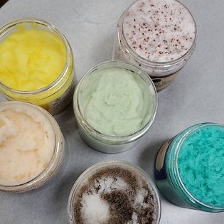 Custom Foaming Sugar Scrub 8 oz